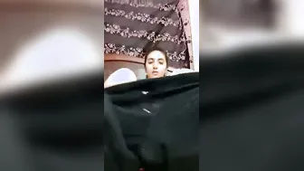 Desi Girl Showing Off Her Tight Pink Pussy On Camera Alone