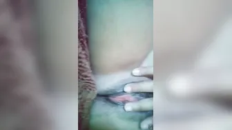 Petite Indian Girl Spreading Her Bare Pussy For The Camera