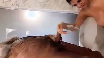 Mature Lawyer Giving Blowjob To Client In Hotel Bathtub