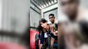 Village Girl Getting Pounded Doggy By Her Boyfriend At Home