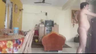 Desi Wife Jerking Off Hubby Wearing Sexy Nightie At Home