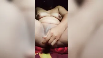 Bengali GF Fingering Both Her Tight Holes On Webcam