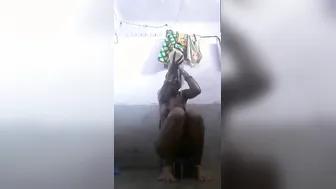 Housewife Recording Herself Bathing Naked Alone At Home Alone