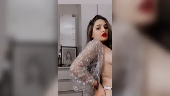 Sexy Indian Girl Flashing Her Massive Tits Online