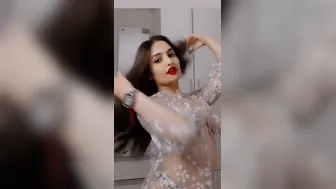 Sexy Indian Girl Flashing Her Massive Tits Online