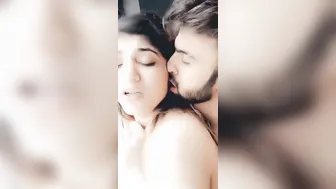 Young Desi Lovers Fucking Standing Against Wall Moaning Loud