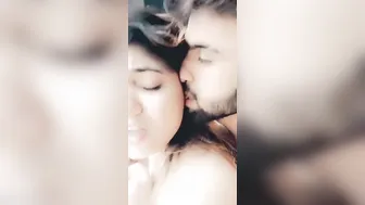 Young Desi Lovers Fucking Standing Against Wall Moaning Loud