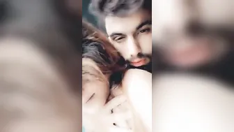 Young Desi Lovers Fucking Standing Against Wall Moaning Loud
