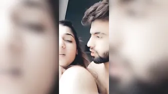 Young Desi Lovers Fucking Standing Against Wall Moaning Loud