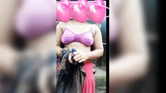 Chubby GF Spreading Wide Showing Her Wet Holes