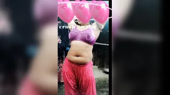 Chubby GF Spreading Wide Showing Her Wet Holes