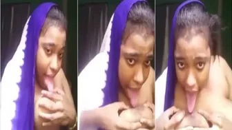 Naughty Bhabhi Sucking And Licking Her Own Nipples Solo