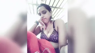 Beautiful Bhabhi Stripping Everything For Her Secret Lover