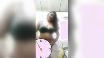 Bbw Bhabhi Bouncing Her Heavy Melons Dancing Wildly At Home