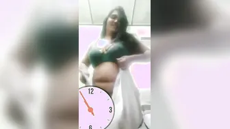 Bbw Bhabhi Bouncing Her Heavy Melons Dancing Wildly At Home