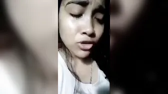 Cute GF Showing Boobs For Her Lover With Dirty Talk