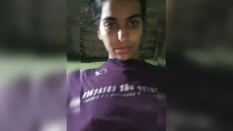Tall Village GF Showing Off Her Natural Boobs In Selfie