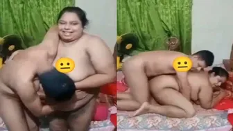 Chubby Aunty Riding Younger Boy Dick Moaning Loudly In Pleasure