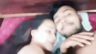 Young Desi Lovers Fucking Naked While Recording On Selfie Camera
