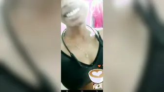 Cute GF Showing Small Boobs During Naughty Video Call