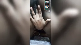 Thick GF Fingering Her Wet Pussy While I Watch Her Go