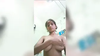 Young GF Showing Off Her Virgin Body On Camera For Me