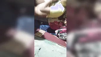 Horny Couple Fucking Hard In Their Bedroom Late At Night Together