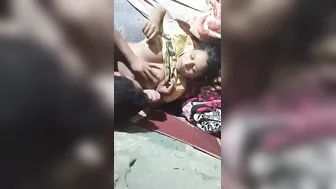 Horny Couple Fucking Hard In Their Bedroom Late At Night Together