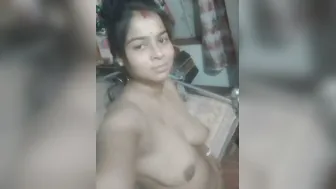 Married Woman Stripping Down And Touching Herself At Home