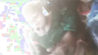 Village Wife Resting While He Films Her Exposed Breasts