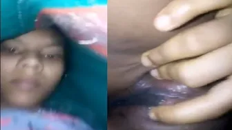 Bengali Babe Squeezing Tits And Fingering Pussy Moaning Loudly
