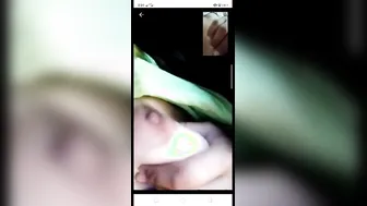 Village Babe Showing Off Tits During Naughty Video Call Session