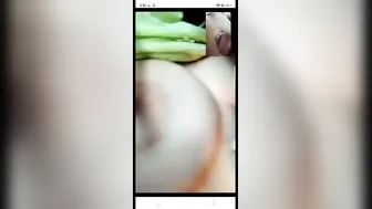 Village Babe Showing Off Tits During Naughty Video Call Session