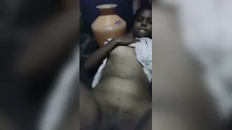 Horny Bhabhi Flashing Her Tits And Rubbing Her Pussy At Home