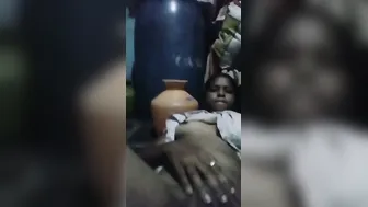 Horny Bhabhi Flashing Her Tits And Rubbing Her Pussy At Home