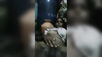 Horny Bhabhi Flashing Her Tits And Rubbing Her Pussy At Home