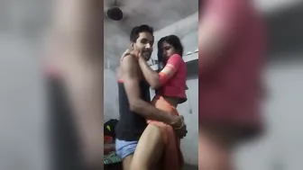 Slim Village Wife Getting Fucked Hard While Standing In Bedroom