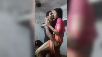 Slim Village Wife Getting Fucked Hard While Standing In Bedroom