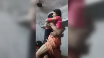 Slim Village Wife Getting Fucked Hard While Standing In Bedroom