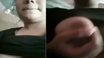 Innocent Babe Revealing Her Natural Boobs And Hairy Pussy At Home