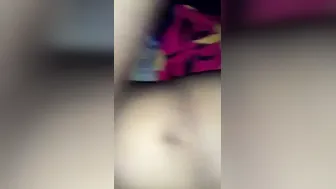 Newly Married Wife Enjoying Boob Pressing And Hot Foreplay