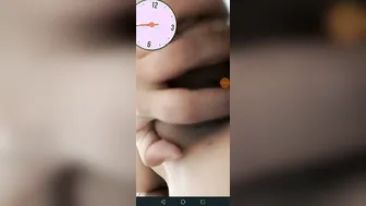 GF Filming Herself Naked Showing Off Big Natural Boobs