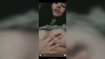 Bengali GF Flashing Her Perky Tits In Selfie Recording