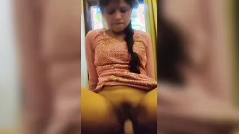 College GF Spreading Bald Pussy Getting Fucked Hardcore