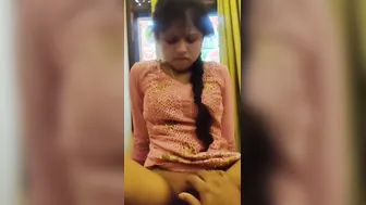 College GF Spreading Bald Pussy Getting Fucked Hardcore