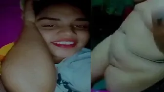 Thick GF Stripping Naked During Late Night Video Call