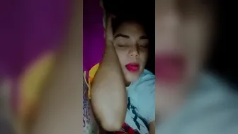 Thick GF Stripping Naked During Late Night Video Call