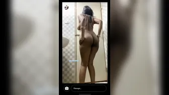 GF Fingering Herself Standing Sending Me Naughty Clip