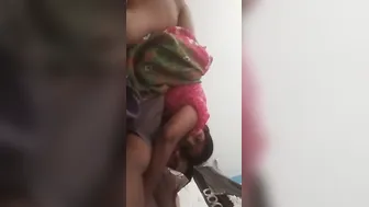 Newly Married Wife Riding Her Husband Hard In Honeymoon Night