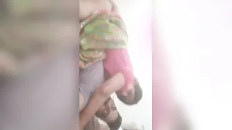 Newly Married Wife Riding Her Husband Hard In Honeymoon Night